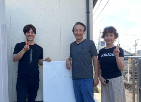 太陽光発電・ＴＥＳＬＡパワーウォール設置工事