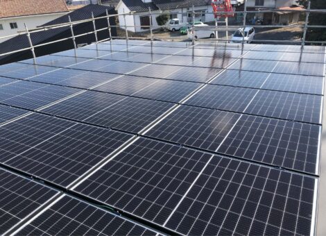 【韮崎市新築】太陽光発電・蓄電システム設置