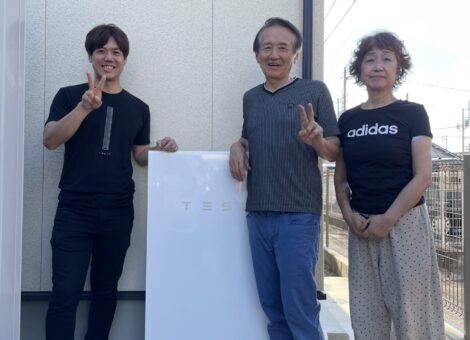 瓦屋根への太陽光、TESLAパワーウォールの設置