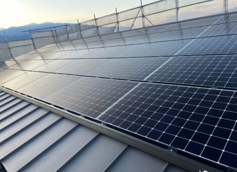 【中央市新築住宅】マキシオン太陽光発電の設置