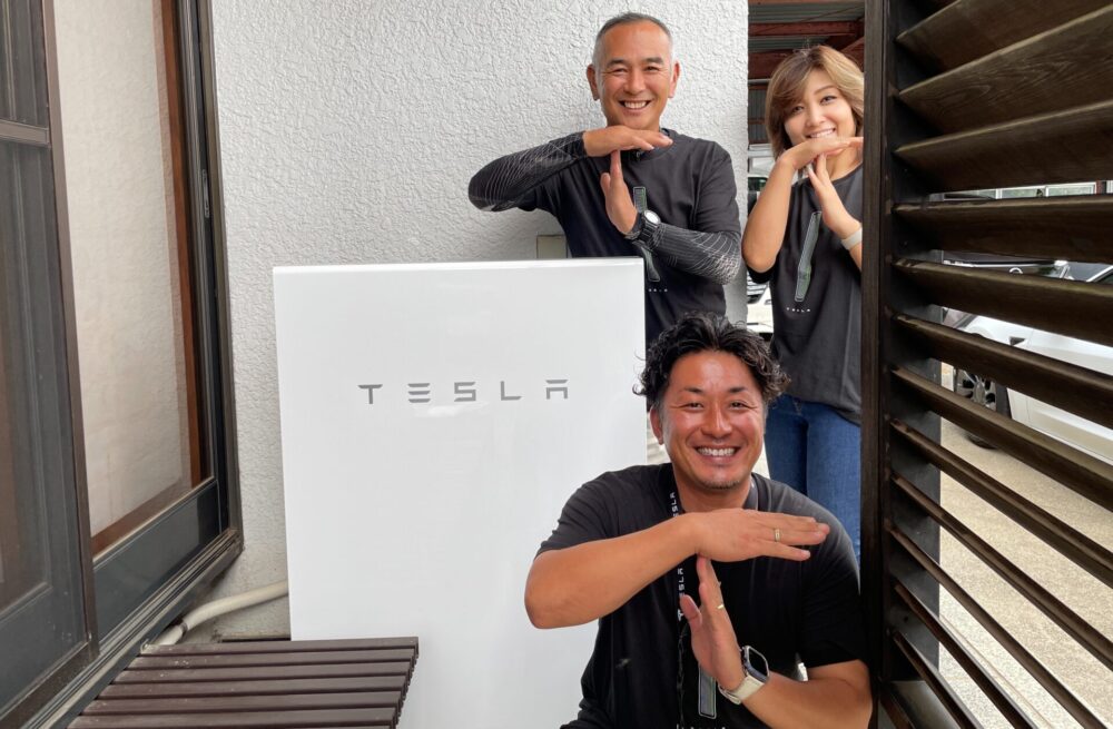 TESLAパワーウォール設置工事