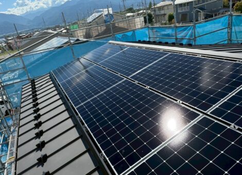マキシオン太陽光発電設置工事