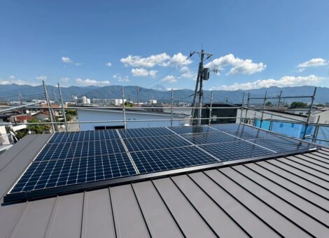 マキシオン太陽光発電設置工事