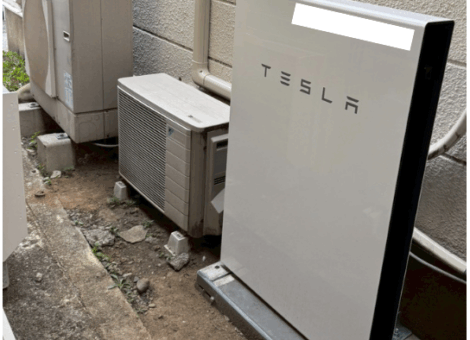 テスラパワーウォール設置工事