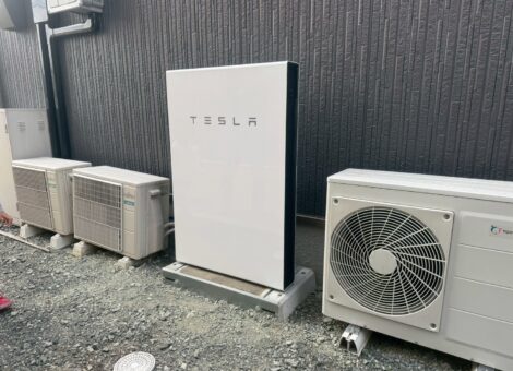 マキシオン・テスラパワーウォール設置工事