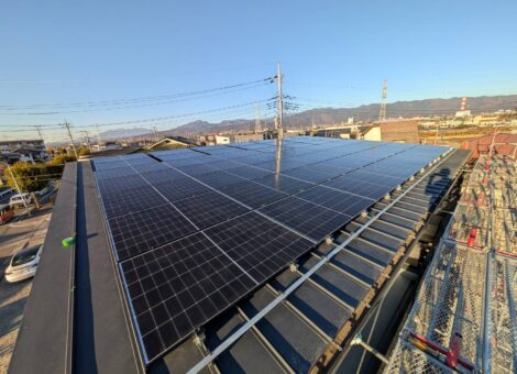 体験型ショールーム太陽光発電システム設置工事