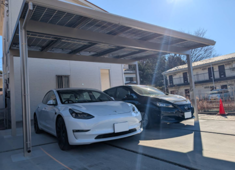ソーラーカーポート施工事例