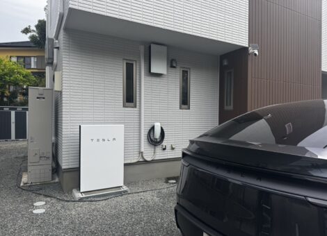 太陽光・テスラパワーウォール・ウォールコネクター設置工事