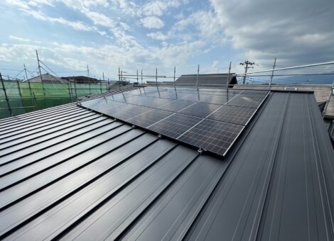 【甲府市　新築】ネクストエナジー太陽光発電システム施工事例